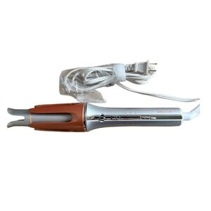 SHEGLAM Hair Curling Iron - Silver and Gold New